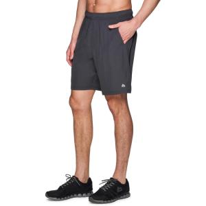 imageRBX Active Mens 9Inch Inseam Stretch Woven Athletic Basketball Gym Shorts with PocketsMesh Insert Charcoal