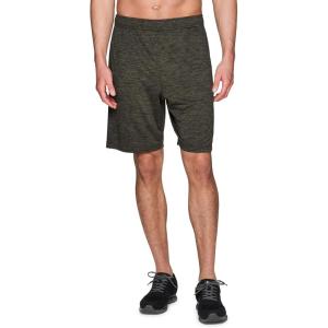 imageRBX Active Mens 9Inch Inseam Workout Running Gym Athletic Basketball Shorts with PocketsSpace Dye Mesh Olive