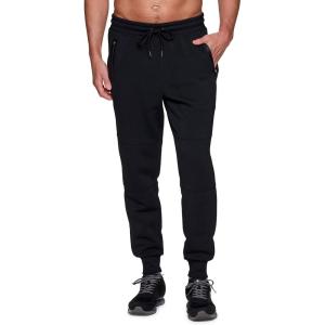 imageRBX Active Mens Athletic Fleece Lined Tapered Jogger Sweatpant with PocketBlack Bonded