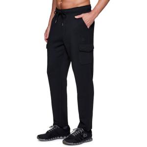 imageRBX Active Mens Athletic Fleece Lined Tapered Jogger Sweatpant with PocketBlack Solid Cargo