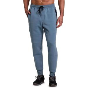 imageRBX Active Mens Athletic Fleece Lined Tapered Jogger Sweatpant with PocketBonded Elemental Blue