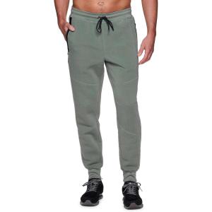 imageRBX Active Mens Athletic Fleece Lined Tapered Jogger Sweatpant with PocketBonded Moss