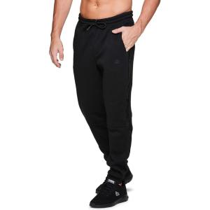 imageRBX Active Mens Athletic Fleece Lined Tapered Jogger Sweatpant with PocketF19 Black