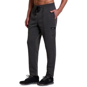 imageRBX Active Mens Athletic Fleece Lined Tapered Jogger Sweatpant with PocketF20 Zip Charcoal