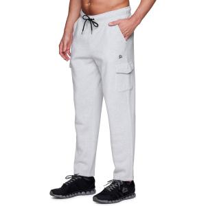 imageRBX Active Mens Athletic Fleece Lined Tapered Jogger Sweatpant with PocketGrey Heather Cargo