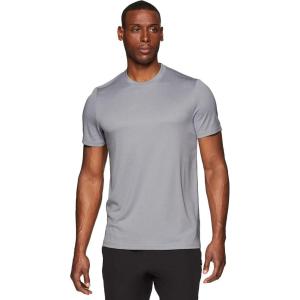 imageRBX Active Mens Athletic Performance Gym Workout Ventilated Mesh Short Sleeve Crewneck TShirtLight GreyGreen