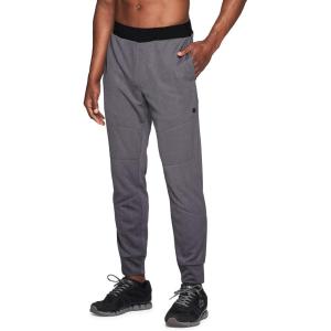 imageRBX Active Mens Athletic Performance Quick Dry Breathable Tapered Jogger Sweatpant with PocketsInterlock Charcoal