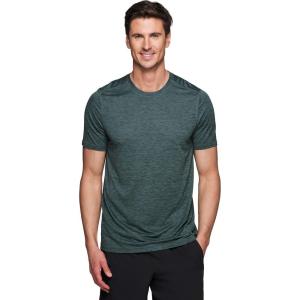 imageRBX Active Mens Athletic Performance Workout Gym Running Short Sleeve Crewneck TShirtSpace Dye Sea Green