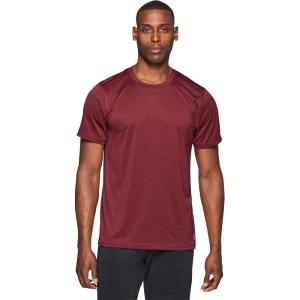 imageRBX Active Mens Athletic Performance Workout Gym Running Short Sleeve Crewneck TShirtXtrain Heather Wine