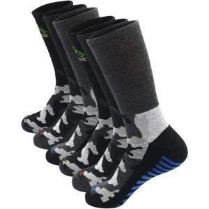 imageRBX Active Mens Athletic XDri Quick Dry 6Pack Crew Socks