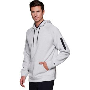 imageRBX Active Mens Fleece Workout Athletic Pullover HoodieGrey Heather Combo