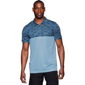 imageRBX Active Mens Golf Shirt Short Sleeve Quick Drying Performance Polo ShirtColorblock Mesh Blue