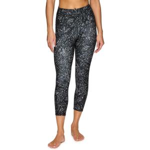 imageRBX Active Womens Capris Leggings Yoga Athletic Workout Cropped LeggingsBlack Scratch Off