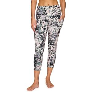 imageRBX Active Womens Capris Leggings Yoga Athletic Workout Cropped LeggingsCheetah Clash Multi