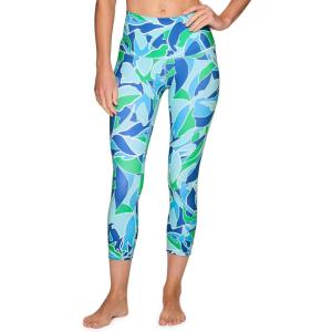 imageRBX Active Womens Capris Leggings Yoga Athletic Workout Cropped LeggingsParadise Blue