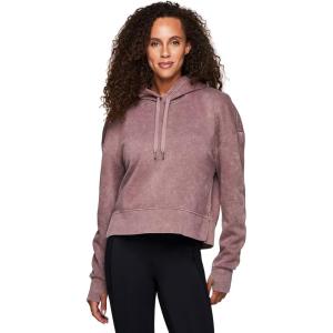 imageRBX Active Womens Cropped Fleece Sweatshirt Everyday Midweight Fleece Hoodie