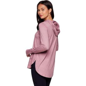 imageRBX Active Womens Fashion Yoga Long Sleeve Soft Lightweight Hoodie Pullover TopHood Light Pink