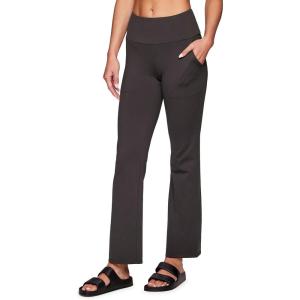 imageRBX Active Womens Full Length Tummy Control Workout Bootcut Yoga PantsCloud Loft Charcoal