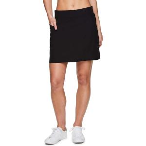 imageRBX Active Womens GolfTennis Everyday Casual Athletic Skort with Bike ShortsS20 Black