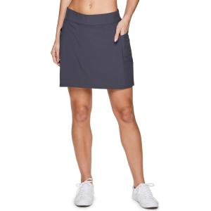imageRBX Active Womens GolfTennis Everyday Casual Athletic Skort with Bike ShortsS20 Charcoal