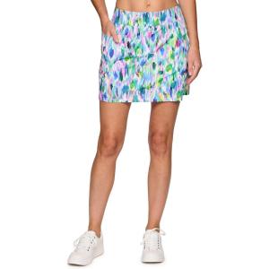 imageRBX Active Womens GolfTennis Everyday Casual Athletic Skort with Bike ShortsWatercolor Multi