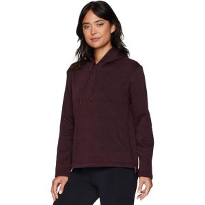 imageRBX Active Womens Long Sleeve Fashion Fleece Tunic Pullover SweatshirtSide Zipper Maroon