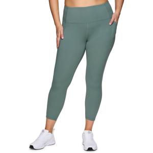 imageRBX Active Womens Plus Size Stretch AnkleFull Length Workout Running Gym Yoga Leggings78 Sea Green