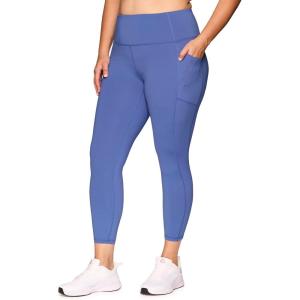 imageRBX Active Womens Plus Size Stretch AnkleFull Length Workout Running Gym Yoga LeggingsCobalt