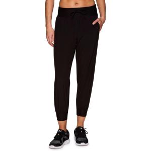 imageRBX Active Womens Relaxed Fit Lightweight Quick Drying Stretch Woven Pants with PocketsJgr Black