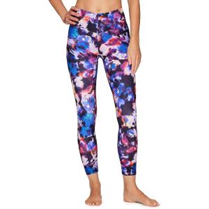imageRBX Active Womens Ultra Hold 78 Ankle Full Length Printed Running Yoga LeggingAbstract Flutter