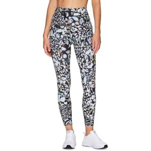 imageRBX Active Womens Ultra Hold 78 Ankle Full Length Printed Running Yoga LeggingAlpine Floral Multi