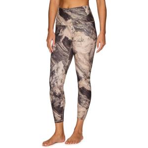 imageRBX Active Womens Ultra Hold 78 Ankle Full Length Printed Running Yoga LeggingMoody Marble
