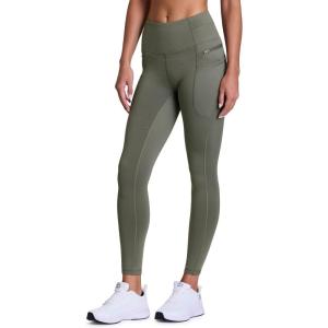 imageRBX FleeceLined Leggings for Women Yoga Pants with Pockets Gym Pants for Cold Weather FullLength Leggings for Running YogaMulled Basil