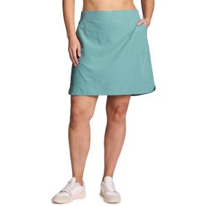 imageRBX Plus Size Longer Length Skort for Women Quick Drying Woven Pickleball Golf Skort with Pockets for Tennis Hiking RunningSea Glass