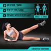 imageRBX Ankle and Wrist Weights for Women and Men  Velcro Straps Made for Jogging Walking Resistance Training and Physical Therapy Set of 2  Soft Touch MaterialBlack