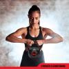imageRBX Cement Kettlebell with ShockProof Plastic Coating for CrossFit TrainingBlackRed