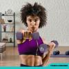 imageRBX Weights Dumbbells Set  Neoprene Arm Weights With NonSlip Grip Strength Training Equipment Workout Weights for At Home or Gym Training AntiRollRoyal Plum