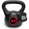 imageRBX Cement Kettlebell with ShockProof Plastic Coating for CrossFit TrainingBlackRed