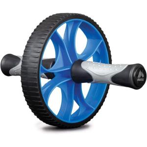 imageRBX Travel Ab Roller Wheel with Dual Wheels for Core Fitness and StrengtheningBlue