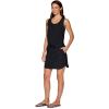 imageRBX Tank Dress for Women Quick Drying Stretch Woven Hiking Golf Dress Drawstring Waist Beach Dress Coverup with PocketsDrawstring Black