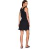 imageRBX Tank Dress for Women Quick Drying Stretch Woven Hiking Golf Dress Drawstring Waist Beach Dress Coverup with PocketsDrawstring Black