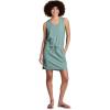 imageRBX Tank Dress for Women Quick Drying Stretch Woven Hiking Golf Dress Drawstring Waist Beach Dress Coverup with PocketsSea Glass