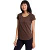 imageRBX Active Womens Athletic Quick Dry Space Dye Short Sleeve Yoga TShirtSpace Dye Chocolate