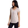 imageRBX Active Womens Athletic Quick Dry Space Dye Short Sleeve Yoga TShirtSpace Dye Tan