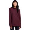imageRBX Active Womens Ultra Soft Quilted Cowl Neck Pullover Sweater Lightweight Mock Neck Tunic Sweatshirt with ThumbholesDark Burgundy