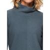 imageRBX Active Womens Ultra Soft Quilted Cowl Neck Pullover Sweater Lightweight Mock Neck Tunic Sweatshirt with ThumbholesF19 Green