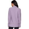 imageRBX Active Womens Ultra Soft Quilted Cowl Neck Pullover Sweater Lightweight Mock Neck Tunic Sweatshirt with ThumbholesLight Purple Shadow