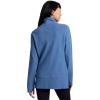 imageRBX Active Womens Ultra Soft Quilted Cowl Neck Pullover Sweater Lightweight Mock Neck Tunic Sweatshirt with ThumbholesRiverside Blue