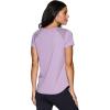 imageRBX Active Workout TShirt for Women Breathable Mesh Panel Gym Running Tee Stretchy Super Soft Gym Top with MeshLight Purple Grape