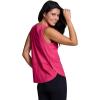imageRBX Activewear Quick Drying Tank Top for Women Breathable Lightweight Crewneck Yoga Running Tank TopMesh Pink